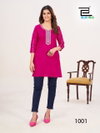Bloom By Blue Hills Rayon Side Cut Short Kurtis Wholesale Market In Surat